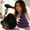 Cubierta Plegable Transfronteriza para Secadora de Pelo Rizado Herramientas de Peluquería Estilismo Cubierta de Silicona Elástica Resistente a Altas Temperaturas