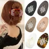 Nuevo Pinza para Cabello de Amazon Rombo Clip Plano Ovalado Pinza de Pato Pintada sin Costuras Pinza para el Cabello en la Parte Posterior de la Cabeza
