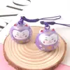Criativo Novo Gato da Sorte de Cobre Sino de Som de Água Gato Desenho Animado Chaveiro Sino Pendurado Chaveiro DIY Sino