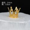 Decoración de pasteles de aleación con forma de explosión, corona pequeña para cumpleaños infantil, corona de flores, adornos para fiestas de repostería, venta al por mayor transfronteriza