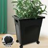 Balde de flores francés Suministros para floristería Plástico resistente a caídas Robusto Fácil de usar Balde para arreglos florales Balde para flores frescas Balde de rehidratación Al por mayor