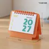 Calendário de mesa 2027 com tema Dopamina, suporte para calendário, calendário mensal, organizador de mesa de estudo, decoração de escritório, presente de feriado