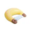 Boia Inflável de PVC em Formato de Banana Mais Vendida com Material de Malha Respirável, Resistente a UV, Disponível na Amazon e Ebay