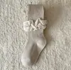 26 Calcetines de Punto de Otoño para Bebés y Niños para Ropa Exterior, Leggings para Bebé con Encaje, Calcetines Finos de Princesa para Niñas Pequeñas