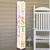 Nuevo producto transfronterizo: Letrero vertical de bienvenida de madera para porche y patio de granja de temporada Decoración navideña letrero de pie