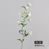 Campanas de Viento con Siembra de Cabello Artificial Flor de Lirio en la Campana con Ramas Largas Decoración del Hogar Adornos de Flores Artificiales Decoración de Bodas Campanas de Viento Flor Flor de Simulación