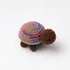 Colgante de Muñeca de Ganchillo Popular Hecha a Mano Transfronteriza, Adorno de Tortuga Pequeña de Ganchillo de Hilo, Decoración de Colgante para Llavero Tejido