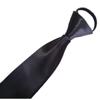 Corbata con Cremallera Brillante de 8 cm para Hombre y Mujer Vestido Casual Combinable Color Sólido Profesional Estudiante Corbata de Cuello
