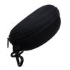 Estuche para gafas con cremallera resistente a la presión, estuche para gafas de sol, tela Oxford, estuche para gafas deportivas al por mayor, estuche con cremallera y gancho EV