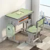 Mesa de Estudio para Niños, Escritorio, Escritorio y Silla Ajustables para Uso en Casa de Estudiantes de Primaria Niños y Niñas