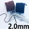 Cuerda de Algodón Sólido de Cuatro Hilos de 2 mm Rollo Pequeño de 10 Yardas Hilo de Algodón Cuerda de Algodón Trenzada a Mano Rollo Pequeño de 10 Yardas Cuerda de Algodón Estilo Tíbet Exclusivamente para Suministro Transfronterizo