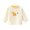 Nueva Camiseta de Algodón Puro para Primavera y Otoño, Nueva Camiseta Básica Casual de Algodón para Otoño e Invierno