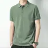 Ropa de trabajo de verano para hombre de manga corta, polo fresco y fino para hombre, camiseta de manga corta para hombre