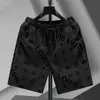 Transfronterizo Aliexpress Amazon Tendencia Pantalones Cortos Europeos Verano Hombres Pantalones Grandes Flockeados Casuales Pantalones de Playa Hombres