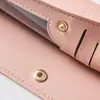 Billetera Larga Minimalista y Ligera para Mujer con Hebilla, Tarjetero Múltiple, Monedero Multifuncional, Billetera de Gran Capacidad
