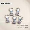 Collar Pendientes de Acrílico Lindos Pequeños Utensilios de Cocina y Vajilla Cadena para Teléfono Móvil Bolsos Colgantes Joyería Hecha a Mano con Cuentas DIY