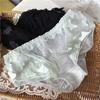 [40,00 kg-57,50 kg] 0492 Flor Mariposa# Linda Malla Sexy Tridimensional Mariposa Cintura Baja Ropa Interior de Mujer