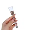 Pincel para Máscara Facial Específico para Salão de Beleza, Cabeça de Pincel com Cerdas Macias Fácil de Usar, Pincel Transparente Portátil, Pincel para Espalhar Hidratação Facial
