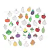 Jardín de Verduras Simulado Accesorios de Frutas Colgante de Aleación DIY Cadena de Teléfono Llavero Encanto Venta Caliente Transfronteriza