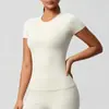 Conjunto de yoga ajustado sin espalda transfronterizo europeo y americano, ropa de fitness de secado rápido, pantalones cortos deportivos de manga corta para correr al aire libre y pantalones de yoga