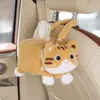 Caja de pañuelos creativa para coche, diseño de gato lindo, portapañuelos para coche, caja de pañuelos colgante para el interior del coche, adecuada para mujeres
