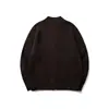 Ropa de Hombre Jiezhan Estilo Old Money Cárdigan Suéter de Lana 26 Otoño/Invierno Nuevo Simple Color Sólido Casual Top de Punto