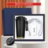 Conjunto Empresarial para o Festival do Nono Dia: Ventilador de Resfriamento de Verão, Copo com Revestimento de Titânio, Presente Comemorativo Personalizado Prático de Alta Qualidade para Clientes e Funcionários