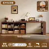 Mesa de Madeira Maciça 2025 Novo Modelo Canto do Quarto das Meninas Penteadeira e Cômoda Integrados Mesa de Computador Dupla em L para Casa