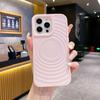 Funda de onda dos en uno de TPU PC para iPhone16151413promax con tacto de piel en spray y cubierta protectora anticaídas