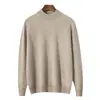 Suéter de Cachemira de Cuello Alto Nuevo para Otoño e Invierno Suéter de Lana Grueso Cálido para Hombre Capa Base Invierno Suéter de Cachemira de Cabra para Hombre
