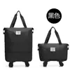 Bolsa de Viagem de Grande Capacidade, Rodas Universais, Adequada para Estudantes, Viagens de Negócios e Armazenamento de Maternidade, Impermeável, com Separação Úmida e Seca, Mala Expansível