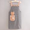 Delantal de cocina de manga larga, moderno, antiincrustante, transpirable, resistente a la suciedad, para uso doméstico y catering, ropa de trabajo especial para mujer.
