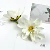 Pintura al Óleo Escandinava Pequeña Epiphyllum Flor Artificial de Margarita DIY Cabeza de Flor de Margarita Tocado Étnico Pasador Material de Flor Adornos Pequeños para el Hogar