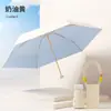 Guarda-chuva de Bolso Colorido com Proteção UV Feminino com 50% de Desconto Uso Duplo para Sol e Chuva com Logotipo Personalizado