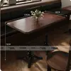 Café Popular Asiento de Tarjeta Comercial Tienda de Pasteles y Té de Leche Mesa y Silla Vintage de Madera Maciza Combinación Tienda de Postres y Repostería Mesa y Silla de Comedor