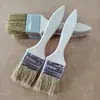 Fornecimento Atacadista do Fabricante de Pincéis de Cerdas de Porco 3 polegadas 4 polegadas Cabo de Madeira Fábrica Específica Pincéis de Cerdas Espessas que Não Soltam