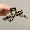 Pinza para el Cabello de Lujo con Estampado de Leopardo para Recogidos en la Parte Trasera de la Cabeza, Pinza de Tiburón para el Cabello, Nuevo Estilo 2026 Accesorio para el Cabello para Mujeres