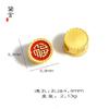 Novo Ouro Areia Contas DIY Gota de Óleo Anxiang Fu Cabacinha Flor de Bambu Lata de Economias Acessórios para Pulseira Pulseira