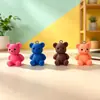 Nuevos colgantes de oso de resina de la Ciudad de Pequeños Productos de Yiwu, dijes para llaveros, lote mixto multicolor, suministro para transmisiones en vivo de comercio electrónico