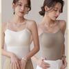 6659 uma peça peitoral almofada copo camisole interior dangbaidang artefato primavera e verão essencial
