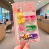 Crianças Hairpin bonito quebrado Artefato de cabelo para trás da cabeça das meninas Hairpin Baby's Bangs Clip Verão Acabamento Headwear Acessórios de cabelo