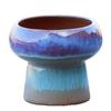 Vaso de Flor Carnudo Pequeno Defeito Panela Quente Panela Cogumelo Cerâmica Diâmetro Grande Simples Planta Verde Ébano Antigo Pilha Vaso de Cerâmica de Penhasco