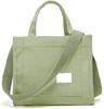 Bolso de Mujer Pana 2022 Nuevo Bolso de Mano Coreano Simple Harajuku Hombro Bandolera Transfronterizo Color Sólido Combinable