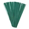 Haste de flor de limpador de cachimbo diy nº 2 para fazer flores haste de arame de ferro coberta com cola artesanal haste de flor artificial rosa malha de flor arame de ferro fino 40