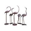 Esculturas de Grulla de Cobre Fundido, Latón y Bronce para Estanques de Jardín, Estatuas de Animales de Grulla Blanca Realista para Fuentes de Agua, Disponibles para Personalización al por Mayor