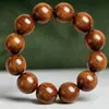 Pulseras de Sándalo Natural al por Mayor, Palo de Rosa, Tuya, Madera de Seis Hilos, Sándalo Verde, Huanghuali, Accesorios Culturales de Estilo Chino para Hombres y Mujeres