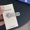 Presilha de Cabelo Brilhante com Diamantes Estilo Coreano para Mulheres 2026 Nova Moda Exquisite Presilha Lateral Acessório de Cabelo com Design de Luxo Leve