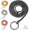 Em estoque Corrente de cobra de 4 mm de largura Corrente de cachorro de aço inoxidável Colar de animal de estimação Saída de fábrica Corrente para animais de estimação Coleira de cachorro com corrente P