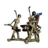 Máquina de entrenamiento Ruilida para curl de piernas sentado y extensión de piernas para entrenamiento de músculos de las piernas y los muslos equipo de gimnasio X5-501