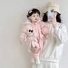 Roupas de Bebê, Roupas Grossas para Exterior, Veludo de Inverno, Roupas de Exterior Super Fofas, Macacões Quentinhos de Inverno para Bebê